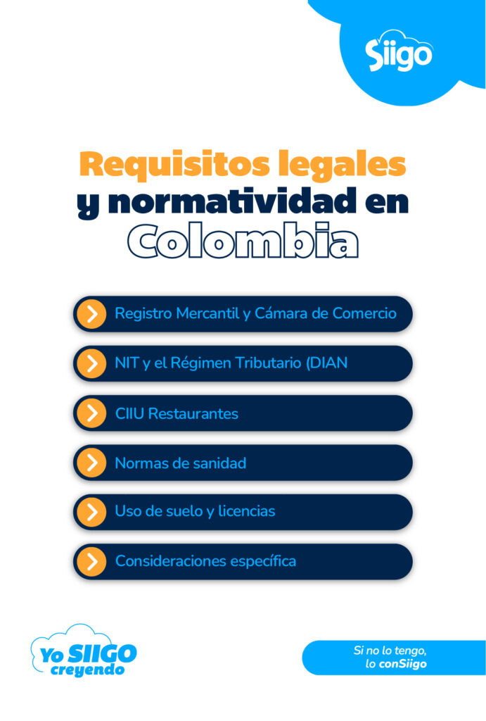 Requisitos legales y normatividad en Colombia